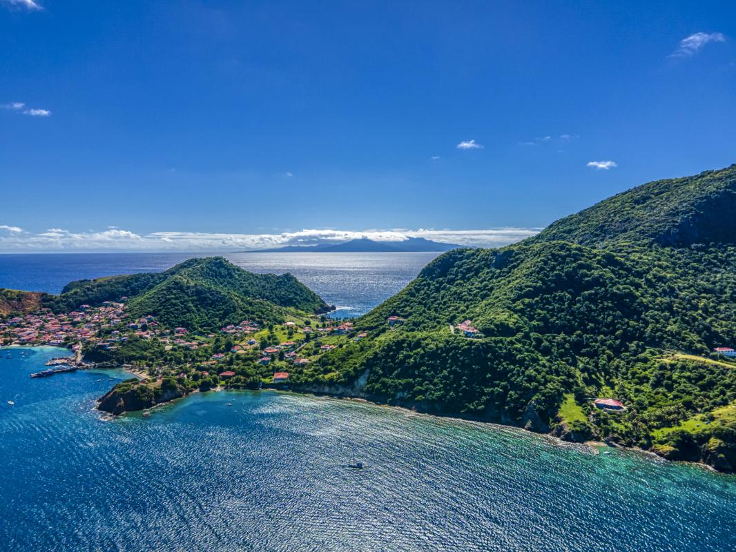 Location villa vue mer aux Saintes Guadeloupe-vue du ciel-5
